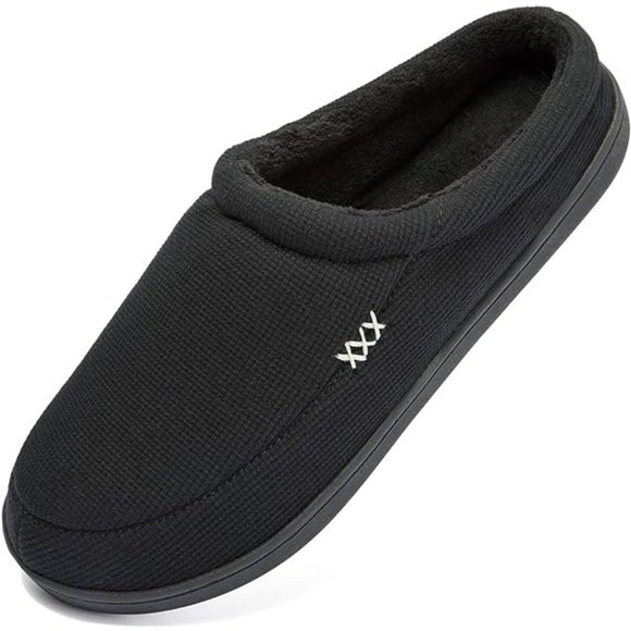 Nwt Men's Cozy Memory Foam Slippers Soft Slip On House Shoes Sz 45/46 or 11/12 - Picture 2 of 11